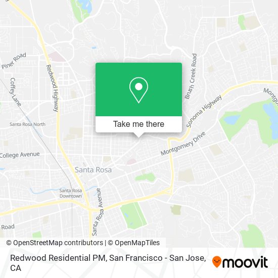 Mapa de Redwood Residential PM