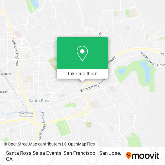 Santa Rosa Salsa Events map