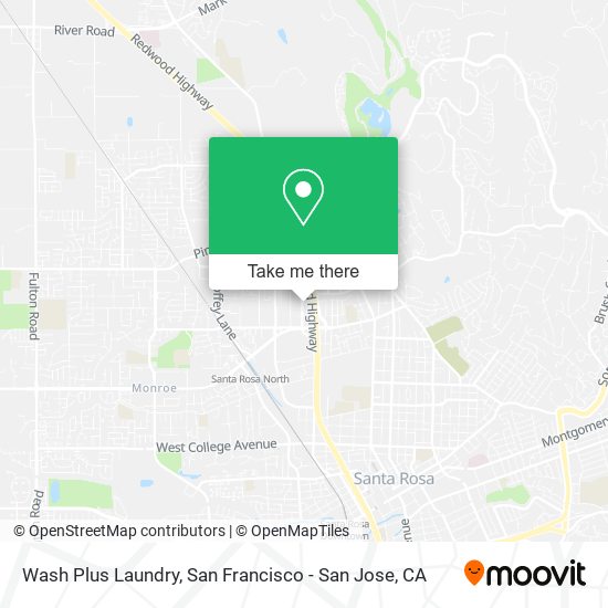 Wash Plus Laundry map
