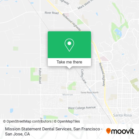 Mission Statement Dental Services map