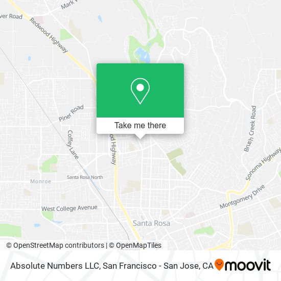 Absolute Numbers LLC map