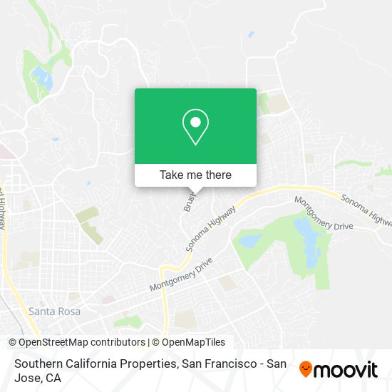 Southern California Properties map