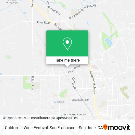 California Wine Festival map