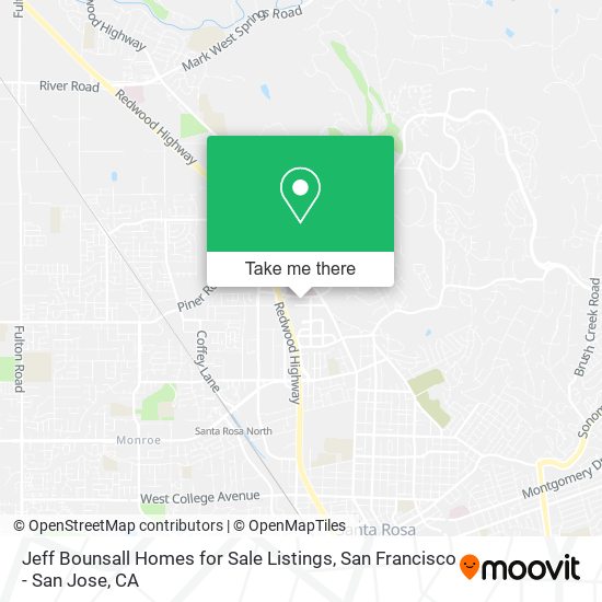 Jeff Bounsall Homes for Sale Listings map