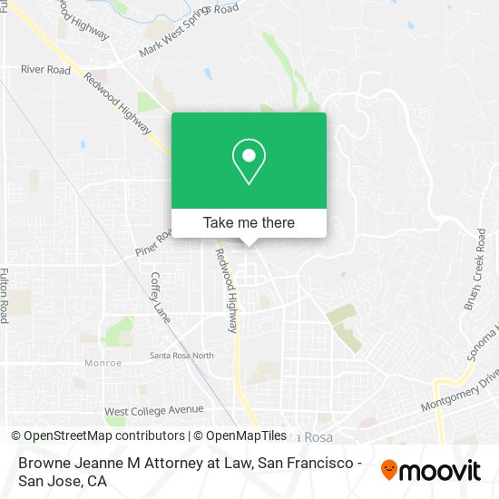 Mapa de Browne Jeanne M Attorney at Law