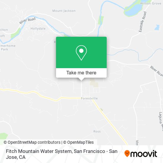 Fitch Mountain Water System map