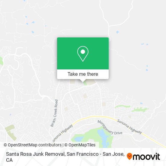 Santa Rosa Junk Removal map