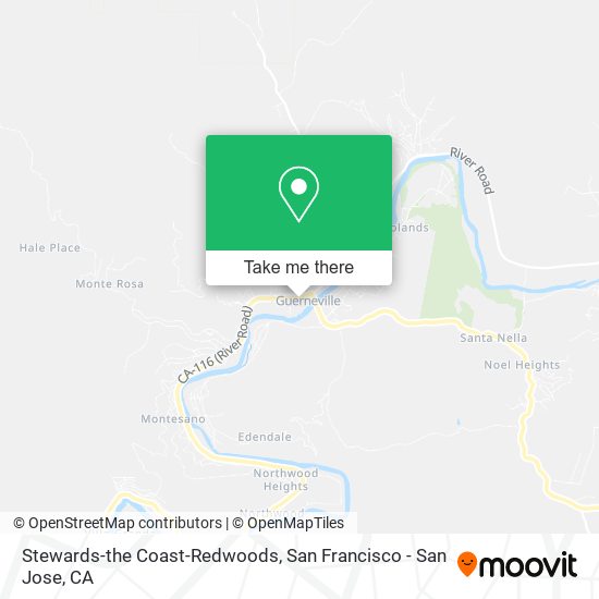 Mapa de Stewards-the Coast-Redwoods