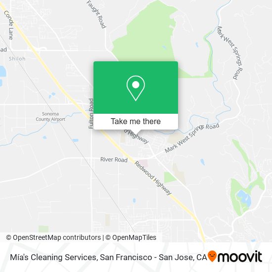 Mía's Cleaning Services map