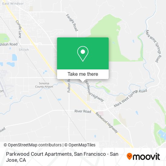 Mapa de Parkwood Court Apartments