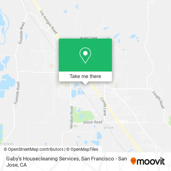 Gaby's Housecleaning Services map