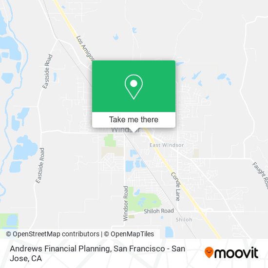 Andrews Financial Planning map