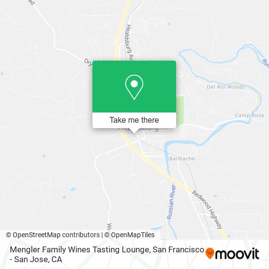 Mapa de Mengler Family Wines Tasting Lounge