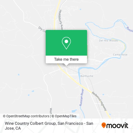 Wine Country Colbert Group map