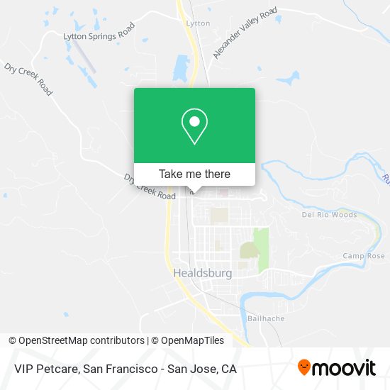 VIP Petcare map