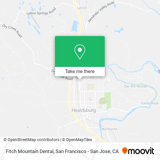 Fitch Mountain Dental map