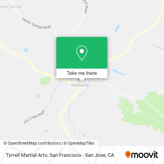 Tyrrell Martial Arts map