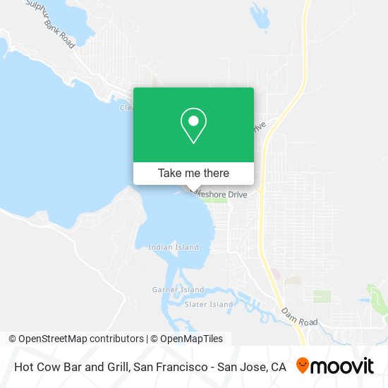 Hot Cow Bar and Grill map