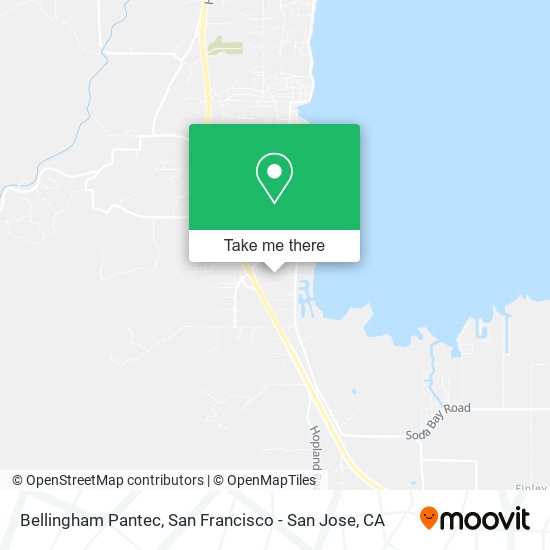 Mapa de Bellingham Pantec