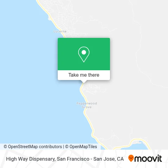 High Way Dispensary map