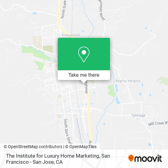 The Institute for Luxury Home Marketing map
