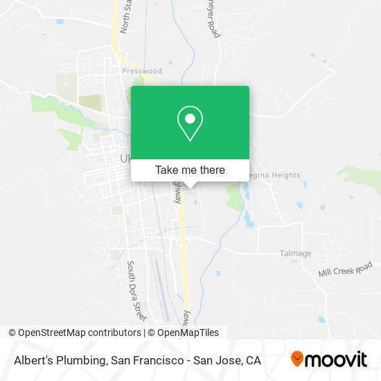 Albert's Plumbing map