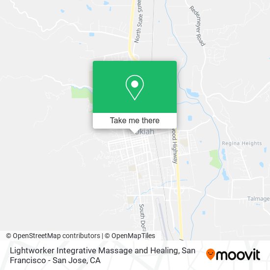 Lightworker Integrative Massage and Healing map