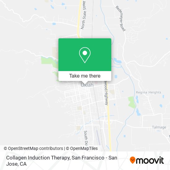 Collagen Induction Therapy map