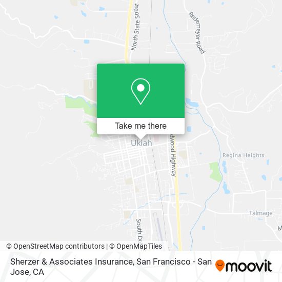 Sherzer & Associates Insurance map