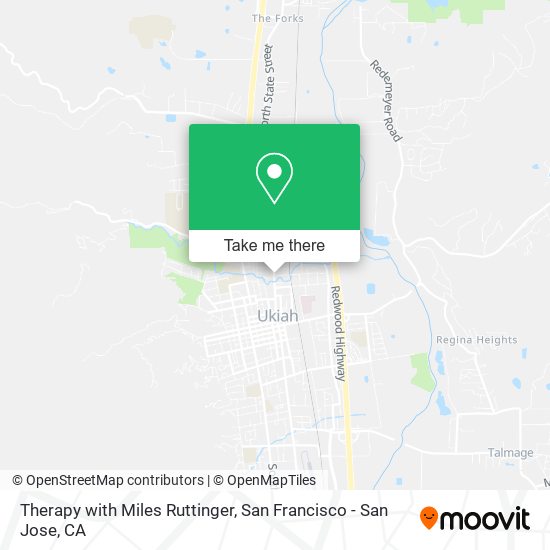 Therapy with Miles Ruttinger map