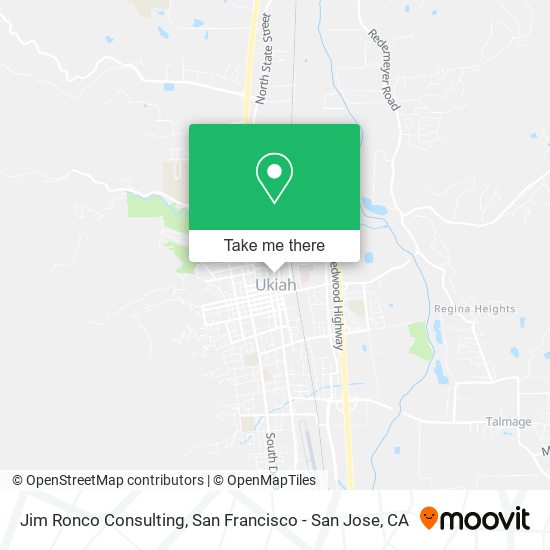 Jim Ronco Consulting map
