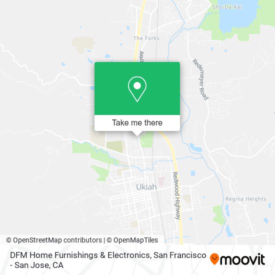 Mapa de DFM Home Furnishings & Electronics