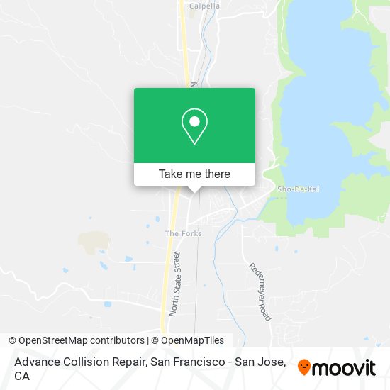 Advance Collision Repair map