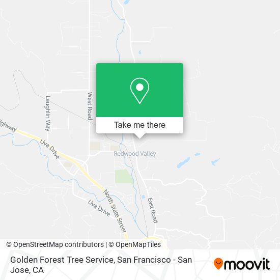 Golden Forest Tree Service map