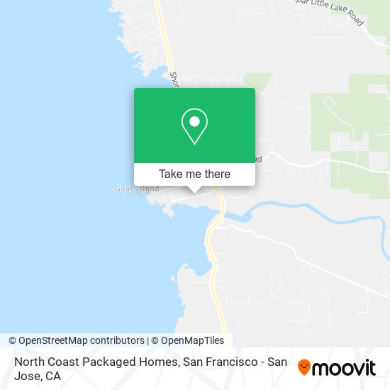 North Coast Packaged Homes map