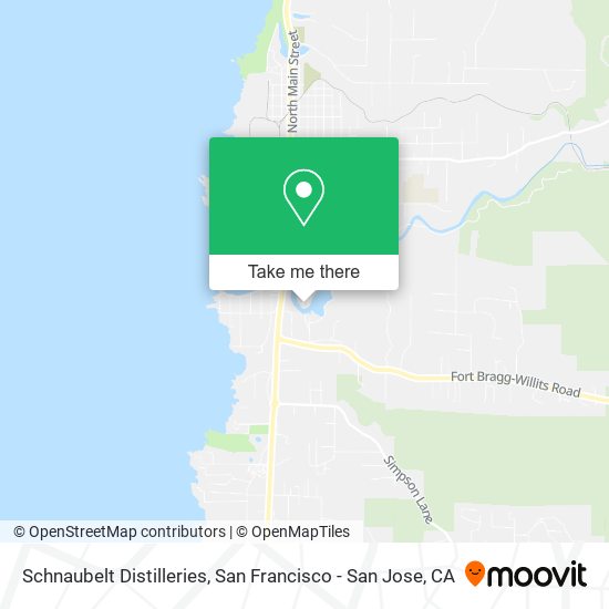 Schnaubelt Distilleries map