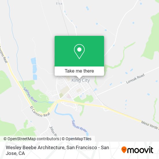Wesley Beebe Architecture map