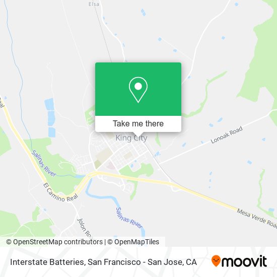 Interstate Batteries map