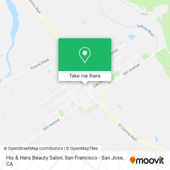 His & Hers Beauty Salon map