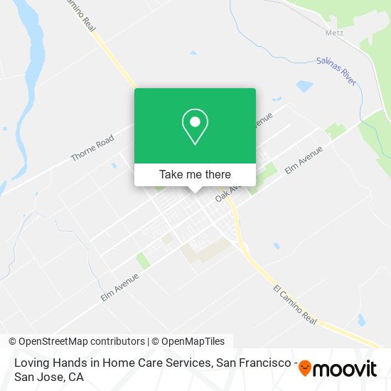 Loving Hands in Home Care Services map