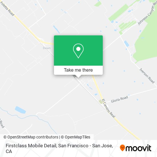 Firstclass Mobile Detail map
