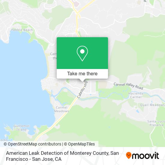 American Leak Detection of Monterey County map