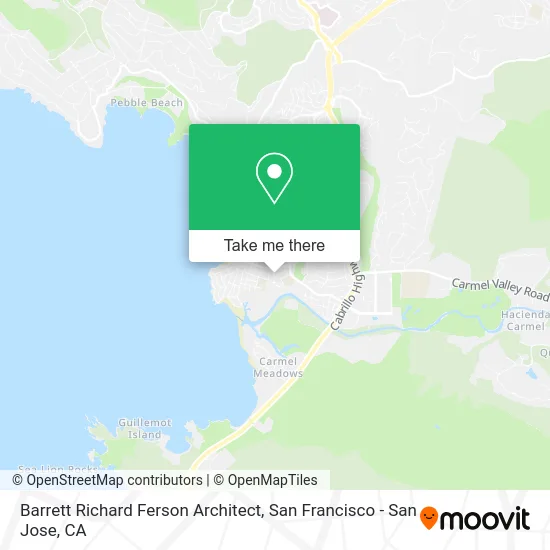 Barrett Richard Ferson Architect map