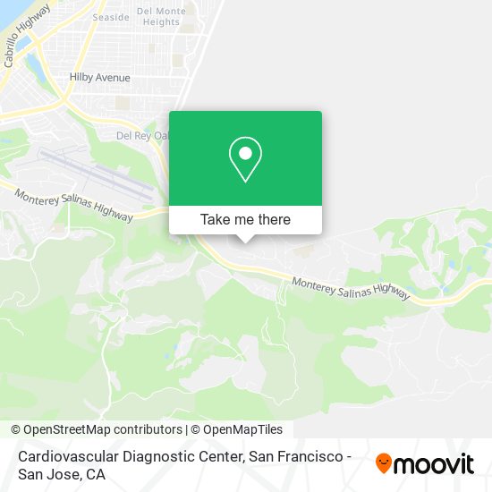 Cardiovascular Diagnostic Center map