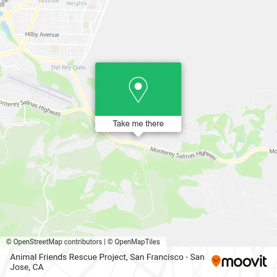 Animal Friends Rescue Project map