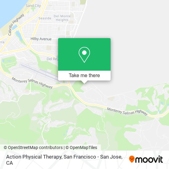 Mapa de Action Physical Therapy