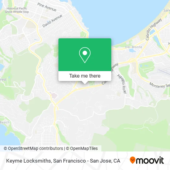 Keyme Locksmiths map