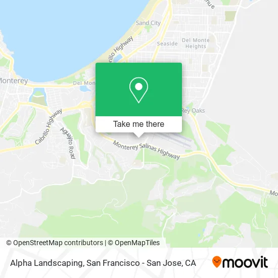 Alpha Landscaping map