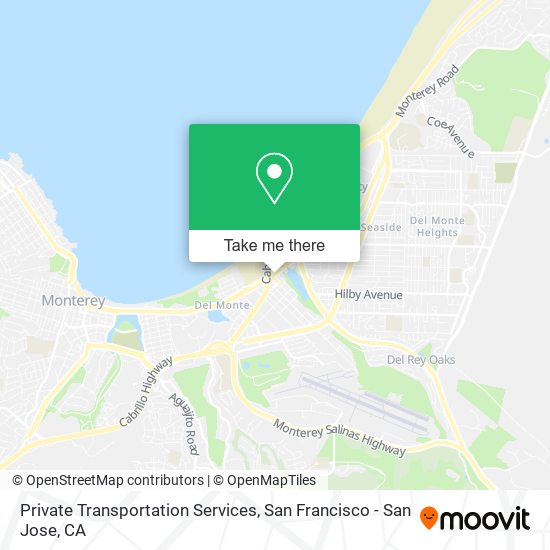 Mapa de Private Transportation Services