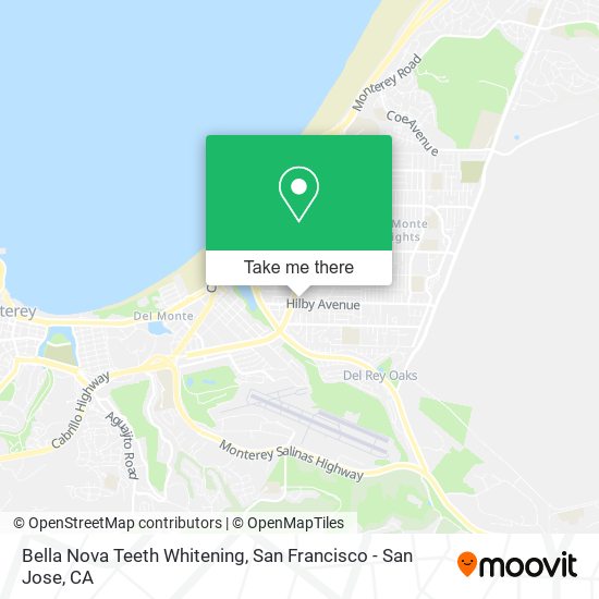 Bella Nova Teeth Whitening map